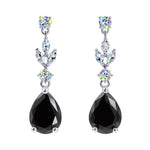 #17462 - Elegant Teardrop Cascade CZ Chandelier Earrings Earrings - Dangle Rhinestone Jewelry Corporation