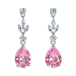 #17462 - Elegant Teardrop Cascade CZ Chandelier Earrings Earrings - Dangle Rhinestone Jewelry Corporation