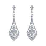#17473 - Wildwood CZ Dangle Earrings Earrings - Dangle Rhinestone Jewelry Corporation