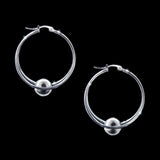 Earrings - Hoop #17385 - Trapeze Hoop Earring - 1.75" tall