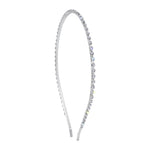 #6548 - Single Row Rhinestone Headband Headbands Rhinestone Jewelry Corporation