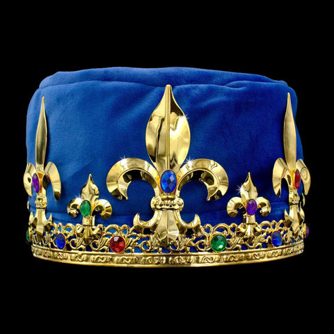 Men's Crowns and Scepters King's Crown #17360-Blue