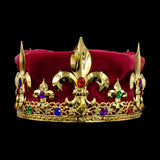 Men's Crowns and Scepters King's Crown #17360-Red