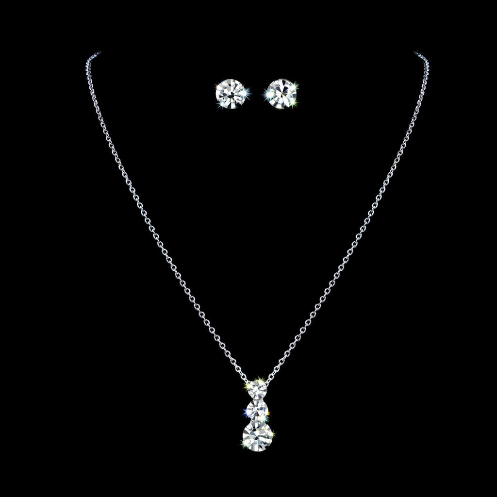 Silver Necklace, Earring, Bracelet Set – Shilphaat.com