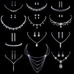 #15048 - Necklace Assortment Starter Kit #1 Necklace Sets - Low price Rhinestone Jewelry Corporation