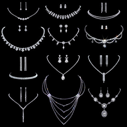 #15048 - Necklace Assortment Starter Kit #1 Necklace Sets - Low price Rhinestone Jewelry Corporation