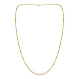 #17431G - Gold Bead Link Chain (Limited Supply) Necklace Sets - Low price Rhinestone Jewelry Corporation