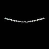 #17562 - 28" Opera Necklace. - Silver Necklaces - Bibs Rhinestone Jewelry Corporation