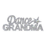 #16347 Dance Grandma Pin Pins - Dance/Music Rhinestone Jewelry Corporation