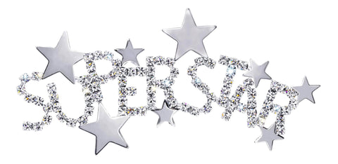 #16139 - Superstar Stars Pin Pins - Pageant & Crown Rhinestone Jewelry Corporation