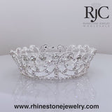 Crystal Crown Wholesale - 360 degree view video  - #13565 - Jewelled Wave Crown