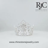 #17440 - Island Princess Bucket Crown - 3.5" Tall and 4.25" Diameter Tiaras up to 4 Rhinestone Jewelry Corporation