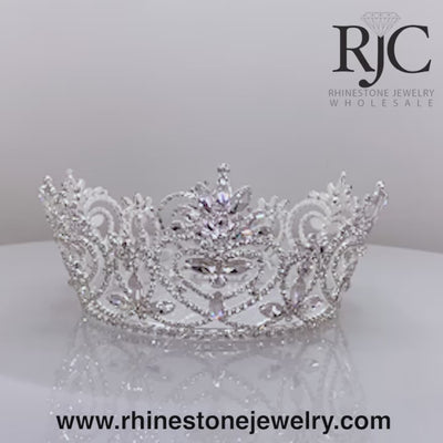 Pageant Praise Crown - 3.5" - by the RJC - 360 full round view video