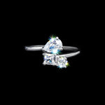 #17409 - Multiple Fancy Stone Adjustable CZ Ring (Limited Supply) Rings Rhinestone Jewelry Corporation
