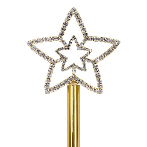 Scepters #12624G Double Star Scepter Gold