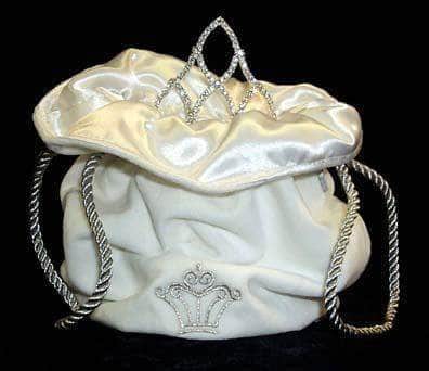 Bridal Money Bag Tiara Bags & Cases Rhinestone Jewelry Corporation