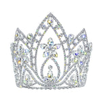 Tiaras & Crowns up to 6" #16658 Pear Blossom Tiara with Combs 6" (Temporary Sale)