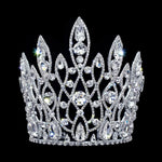 Tiaras & Crowns up to 6" #17376 Brilliant Peaks Tiara with Combs - 6"