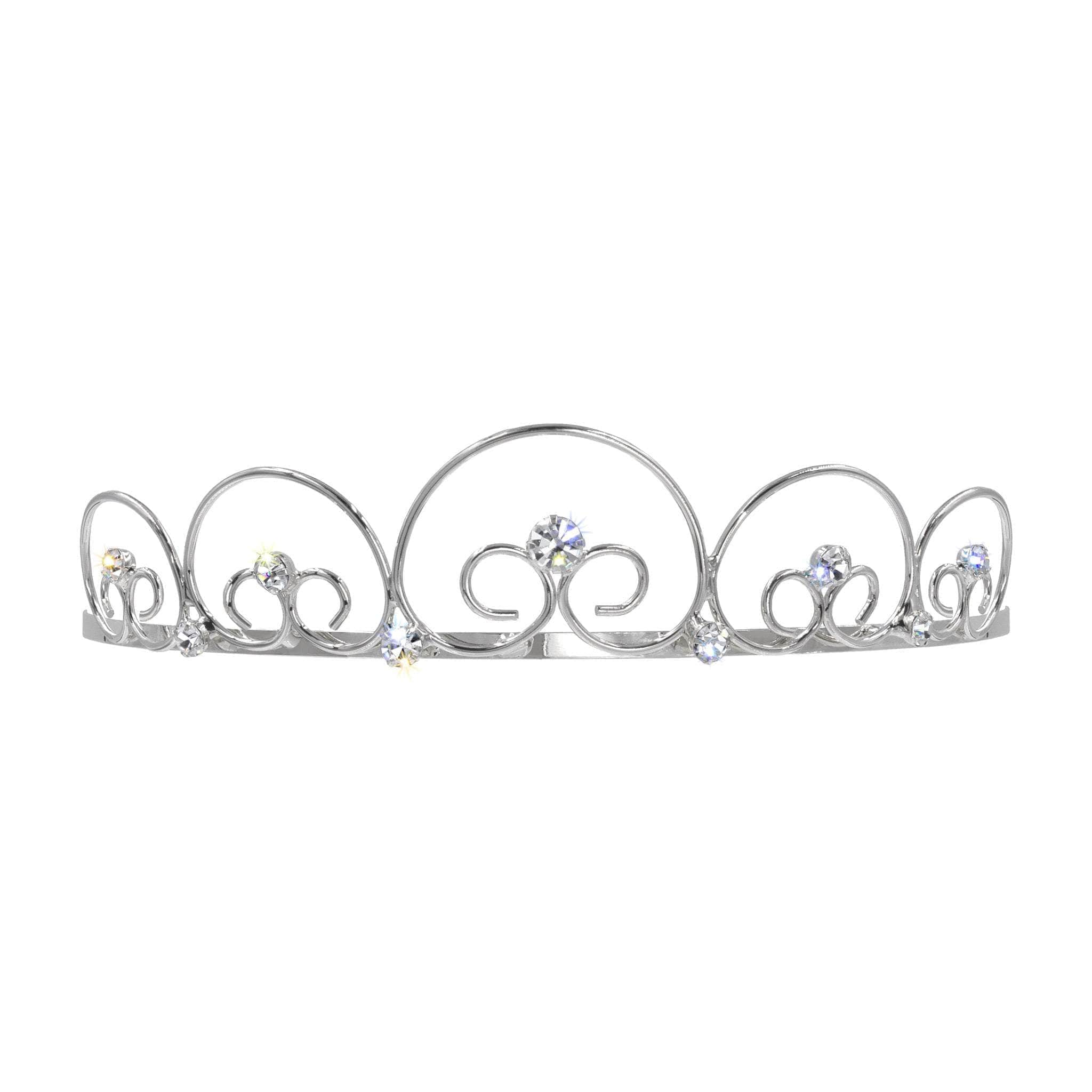 15263 - Wire Snail Tiara - Silver