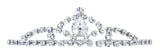 Tiaras up to 1" A Tiara of Perfection #8340 - Silver Plated