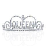 #13397 - Queen Tiara Tiaras up to 2" Rhinestone Jewelry Corporation