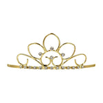 Tiaras up to 2" #14689G - Floral Sunrise Tiara - Gold
