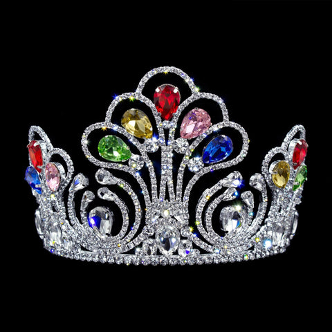 Tiaras up to 4" #17290-MULTI The "Atlantis" Tiara - 4" Tall