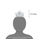 Tiaras up to 4 #17440 - Island Princess Bucket Crown - 3.5" Tall and 4.25" Diameter