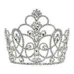 Tiaras up to 5 #17543 -Regal Splendor Crystal-Adorned Tiara - 5.25"