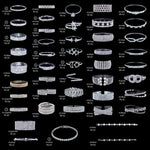 #17574 - 24 Pair Hoop Earring Assortment with FREE Display Bracelets Rhinestone Jewelry Corporation
