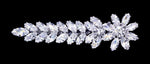 #17061 - Flower Trail CZ Alligator Clip - 2.75" Barrettes Rhinestone Jewelry Corporation