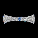 Barrettes #17237 - "Something Blue" Flair Bow Barrette
