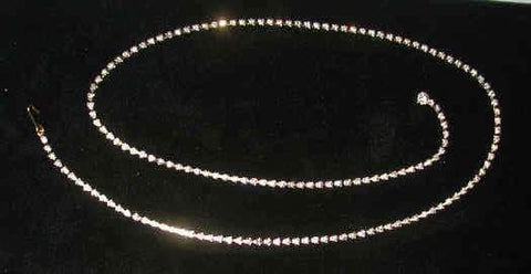#10305-36 Rhinestone Belly Chain - 36" Belts Rhinestone Jewelry Corporation
