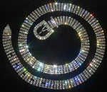 Rhinestone Belt - 5 Rows - 36" Belts Rhinestone Jewelry Corporation