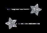 #15669 - Star Glimmer Bobbie Pin Set Bobbie and Hair Pins Rhinestone Jewelry Corporation