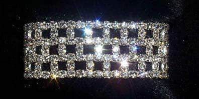 #12163 Checkerboard Stretch Bracelet (Temporary Sale) Bracelets Rhinestone Jewelry Corporation