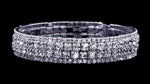 #16836 - Framed Rhinestone Wraparound Bracelet