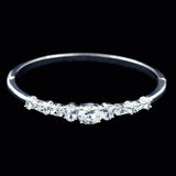 Bracelets #17187 - Graduated CZ Cuff Bracelet