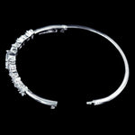Bracelets #17187 - Graduated CZ Cuff Bracelet