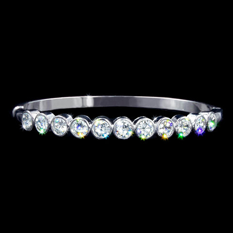 Bracelets #17190 - Channel Set Bubble CZ Cuff Bracelet (Limited Supply)