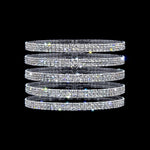 Bracelets #17300 Railroad Track Coil Bracelet