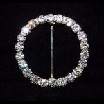 #12922 - Round 2" buckle with 5.5mm stones