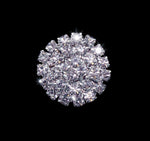 Small Pave Button #5793SM - 5/8"