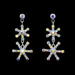 Christmas Jewelry #17308- Snowflake Dangle Earrings