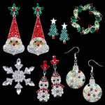 Christmas Jewelry #17403 - 6 unit Christmas Earring and Pin Assortment