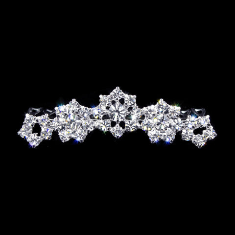 #11630 Starflower Comb Combs Rhinestone Jewelry Corporation