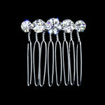 #12698 Graduated Chaton Comb Combs Rhinestone Jewelry Corporation