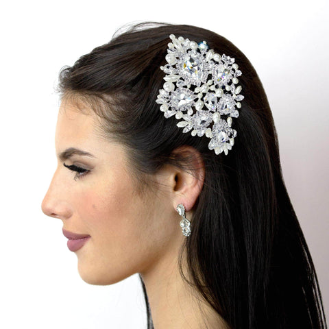 #16551- Pearl Pears and Pearls Hair Comb (Limited Supply) Combs Rhinestone Jewelry Corporation
