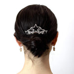 #16867 - Wishing Star Hair Comb Combs Rhinestone Jewelry Corporation