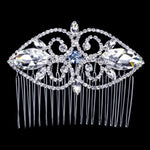 Combs #17232 - "Something Blue" Heart to Heart Hair Comb